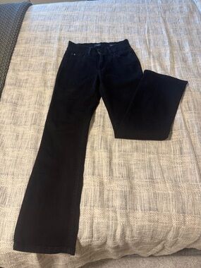 Black Straight-Leg Jeans